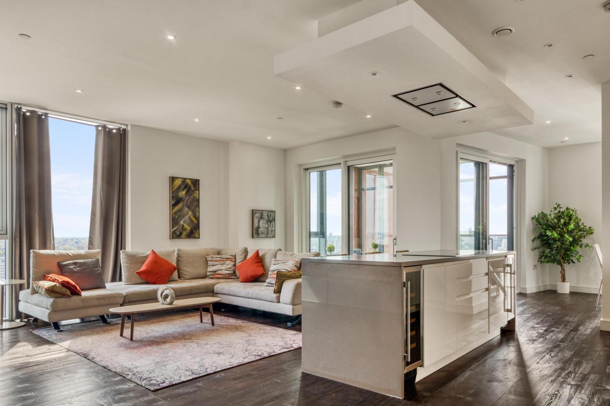 Ferienwohnung Stunning 360º View Luxurious Penthouse London Exterior foto