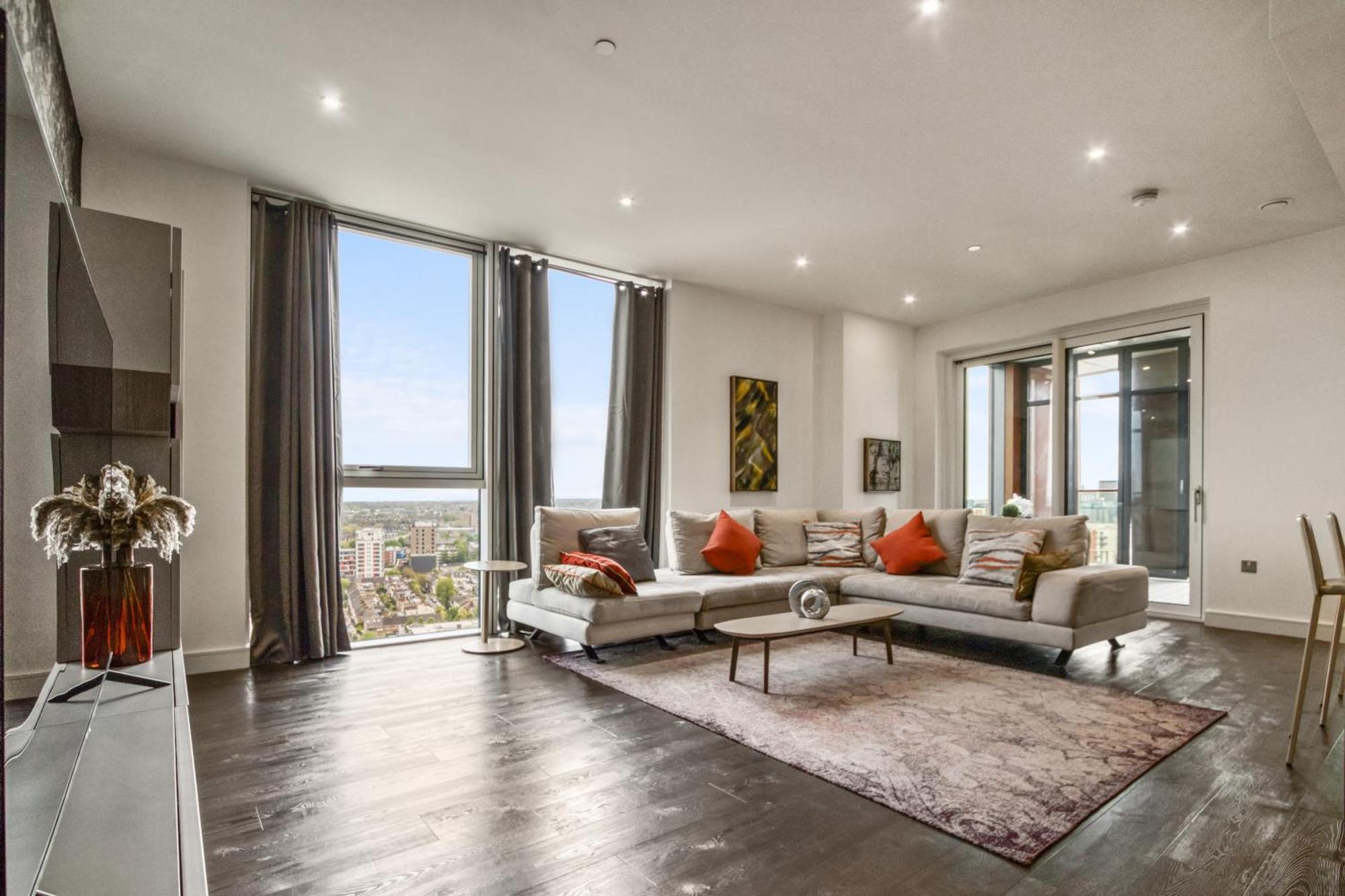 Ferienwohnung Stunning 360º View Luxurious Penthouse London Exterior foto